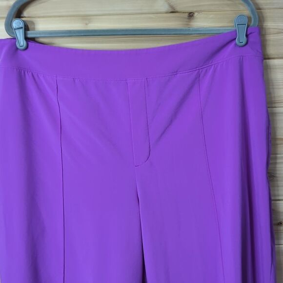Athleta Pants Womens 18 Purple Vienna Slim Pant Neon - Picture 2 of 11